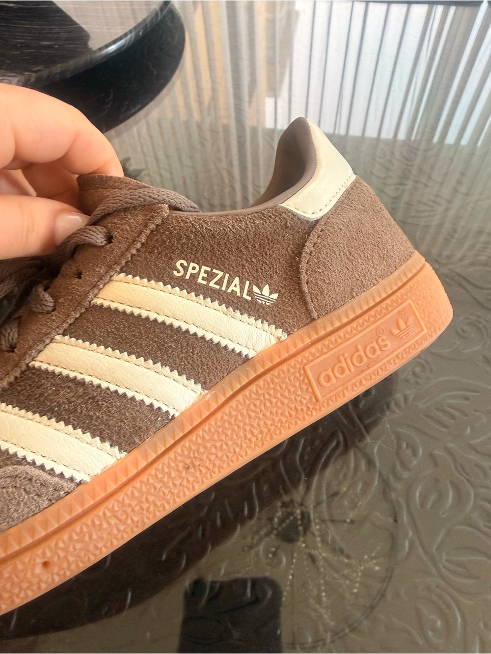 adidas Originals Samba LT Suede Sneakers | Brown/Cream | Women’s US 6 - Picture 2 of 6